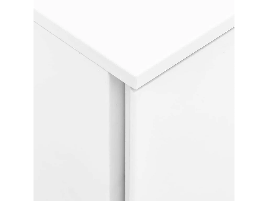 Classeur mobile Blanc 39x45x67 cm Acier