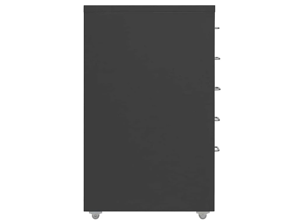 Classeur mobile Anthracite 28x41x69 cm Métal