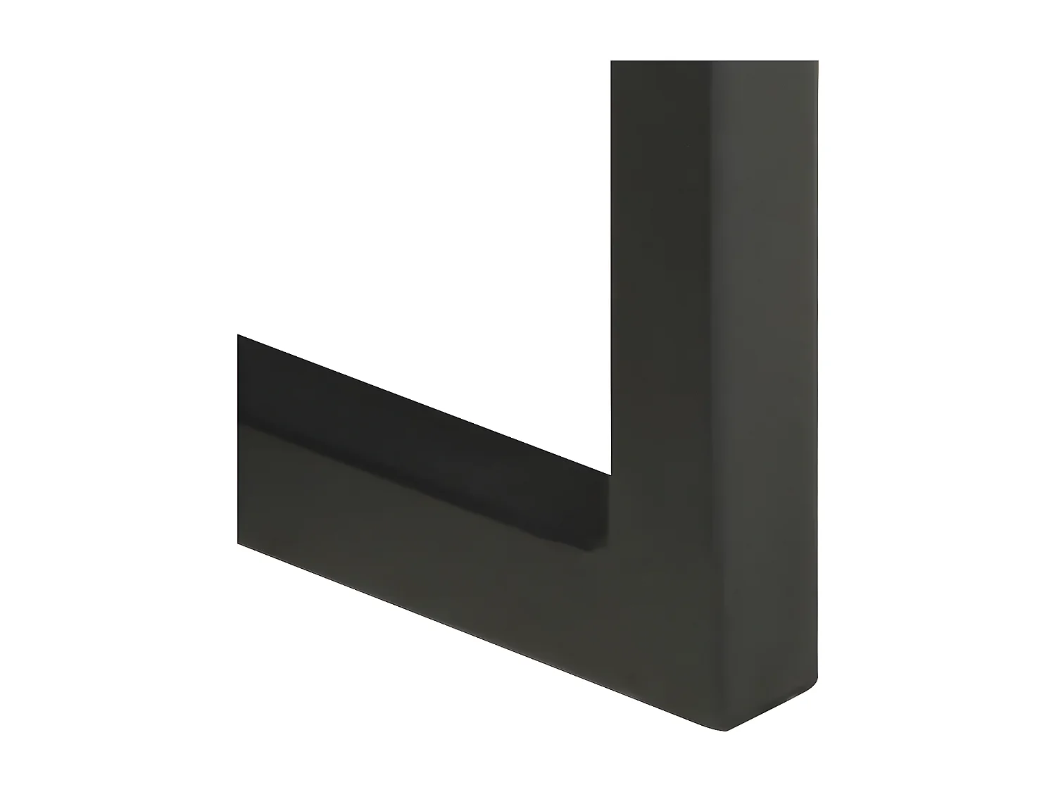 Chaises à manger cantilever lot de 2 gris cuir véritable