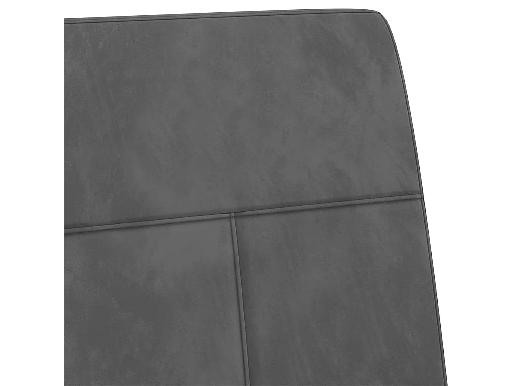 Stoel fluweel donkergrijs