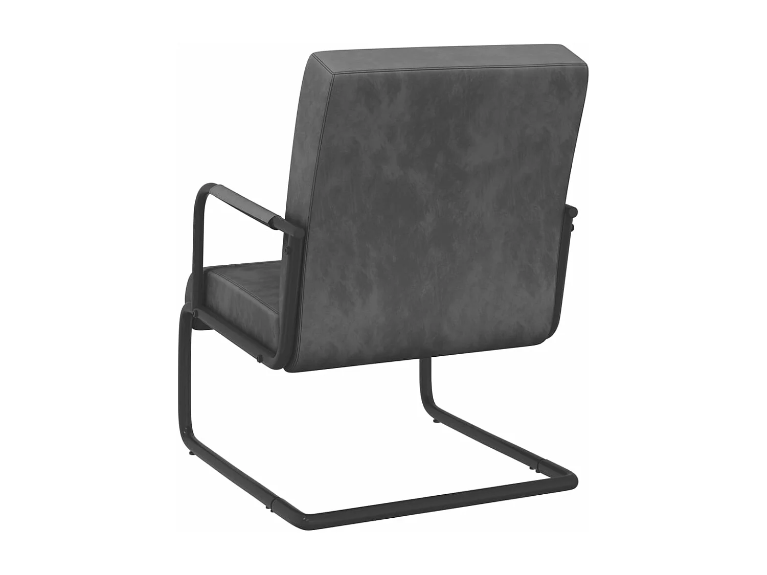 Stoel fluweel donkergrijs