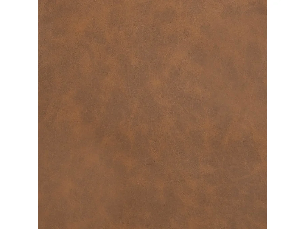 Chaise cantilever Marron mat Similicuir