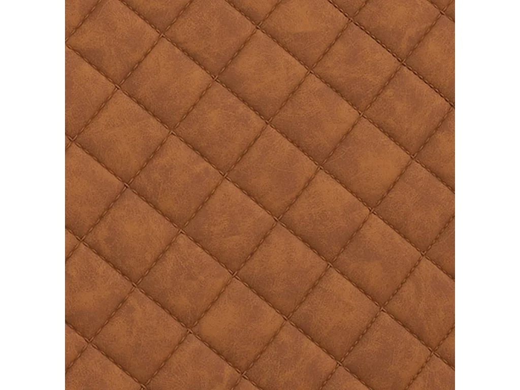 Chaise cantilever Marron mat Similicuir