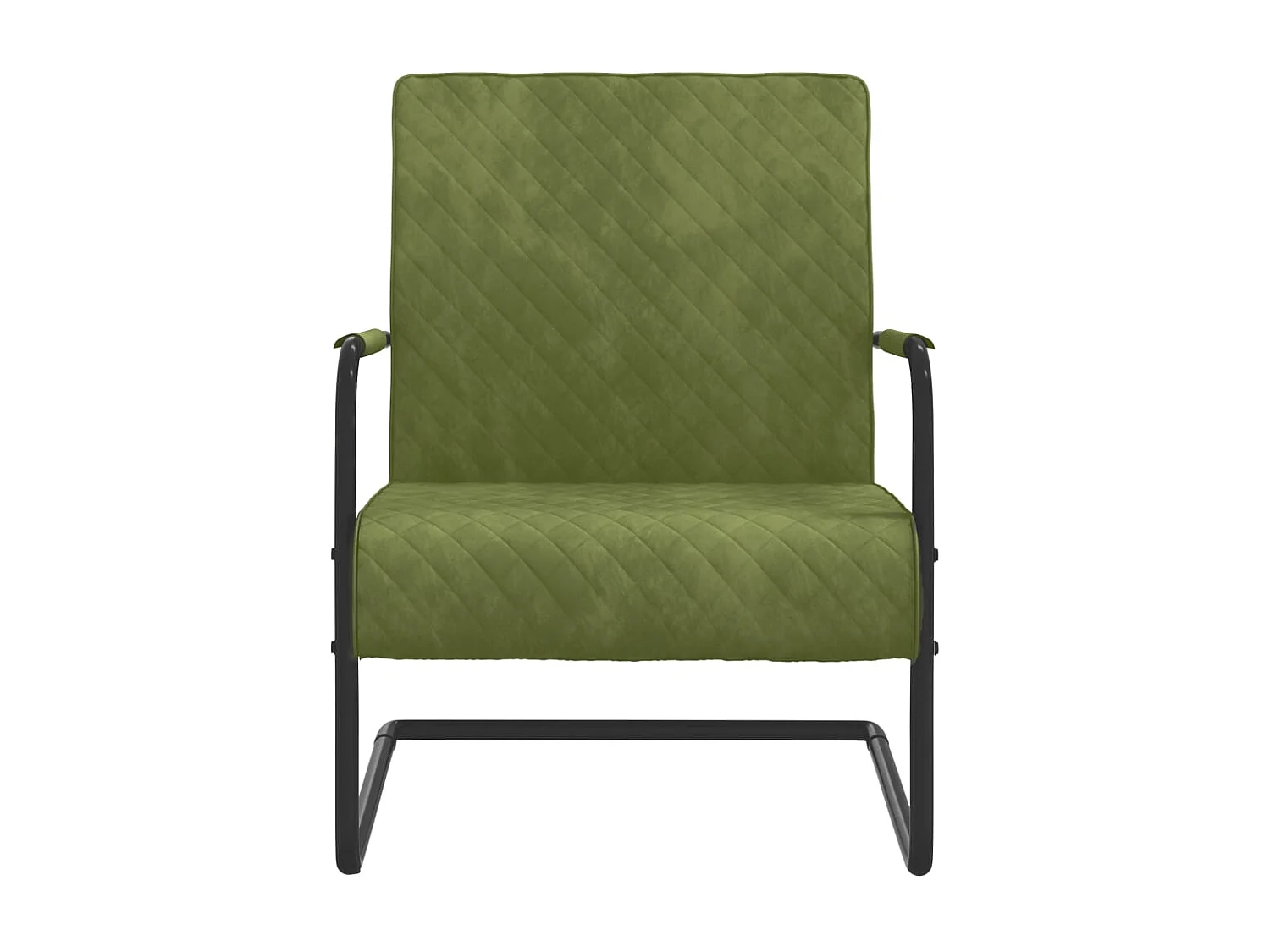 Freischwinger Hellgrün Samt