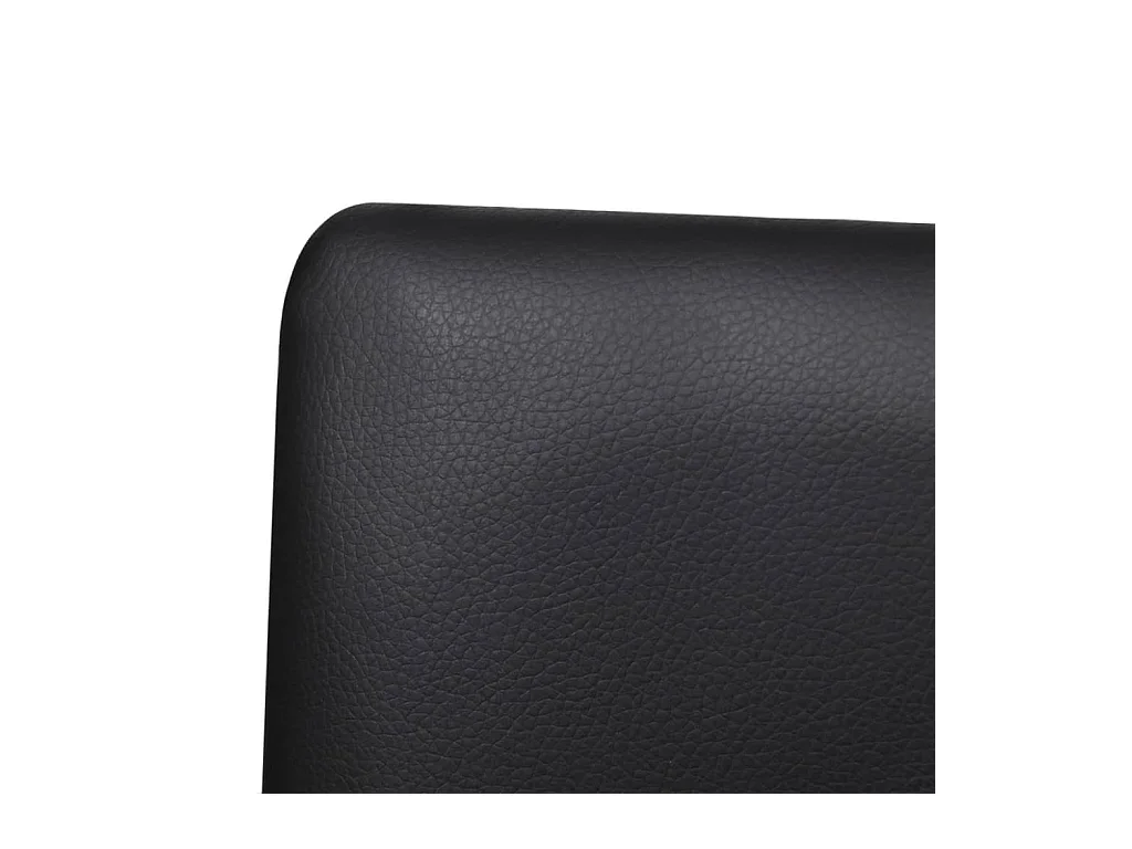 Freischwinger 2 Stk. Schwarz Kunstleder