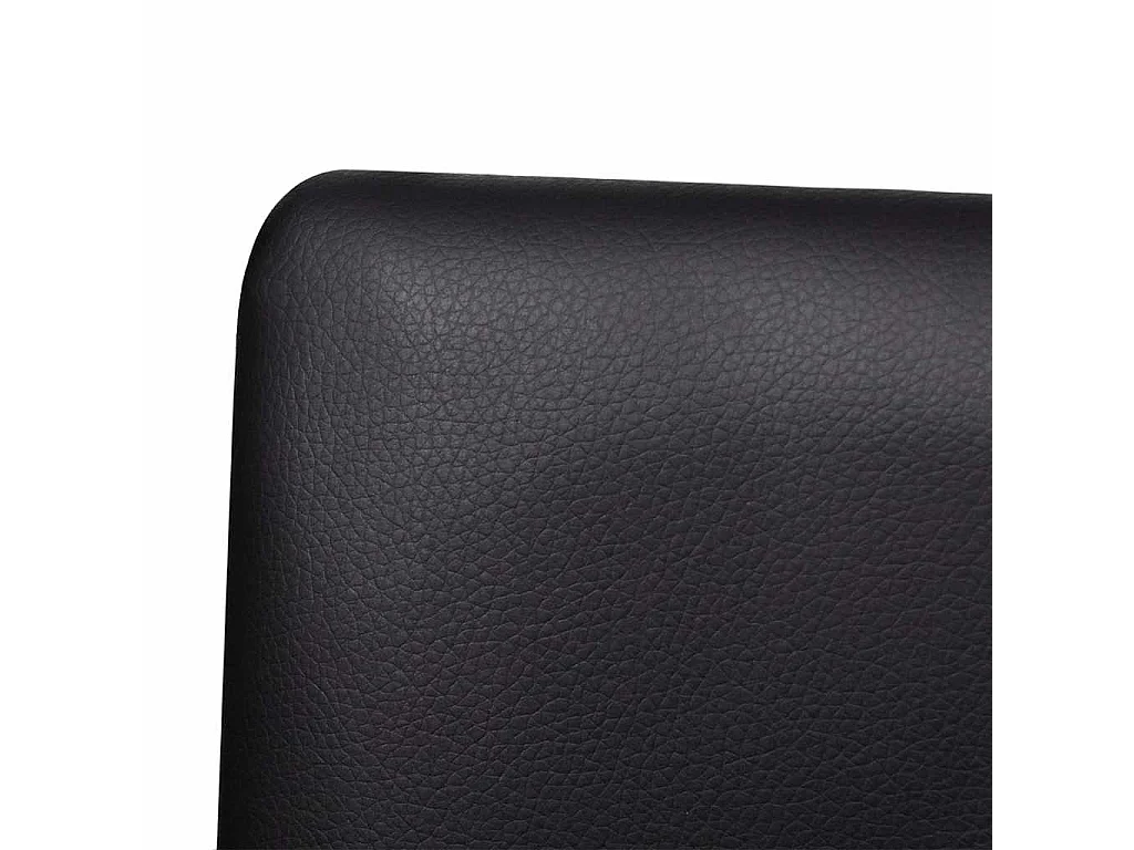 Eetkamerstoelen 2 st kunstleer zwart
