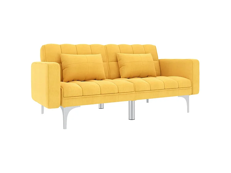 Schlafsofa Gelb Stoff