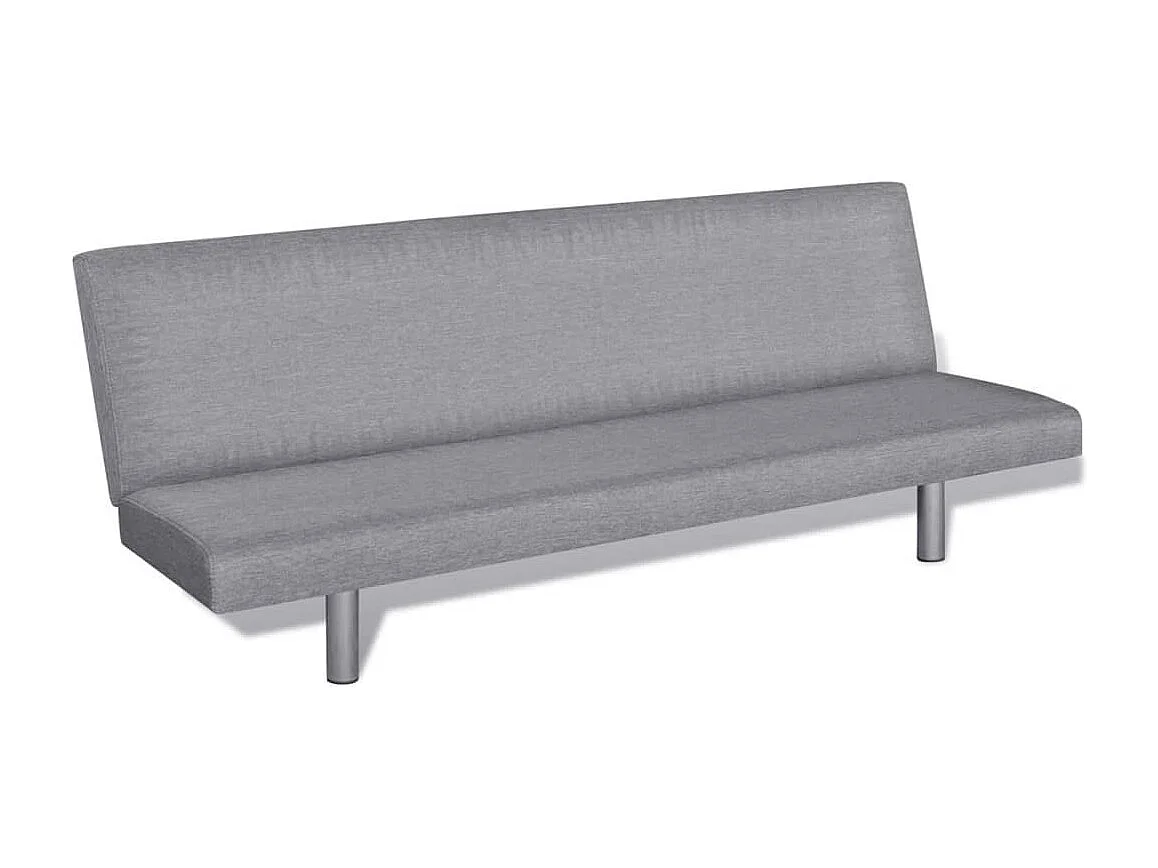 Canapé-lit Gris clair Polyester