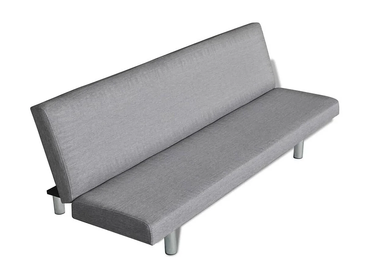Canapé-lit Gris clair Polyester