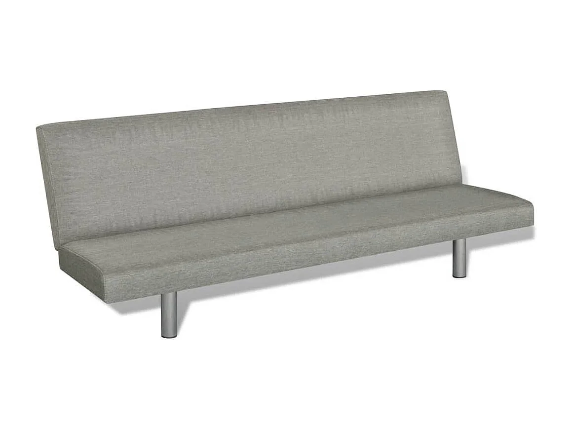 Divano Letto Grigio in Poliestere