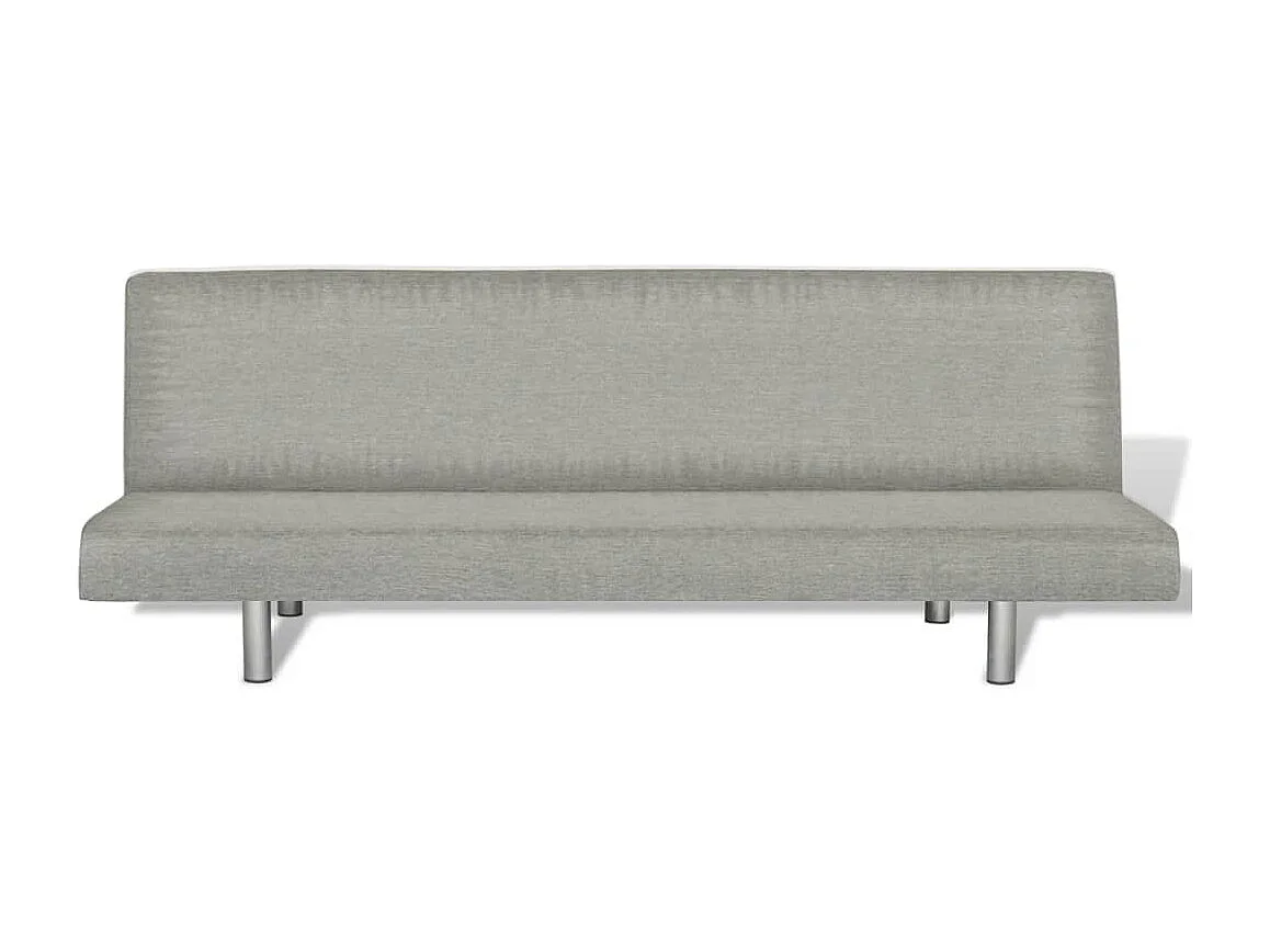 Divano Letto Grigio in Poliestere