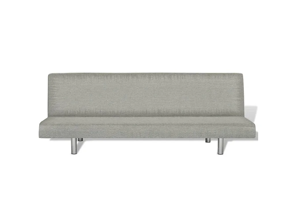 Slaapbank polyester grijs