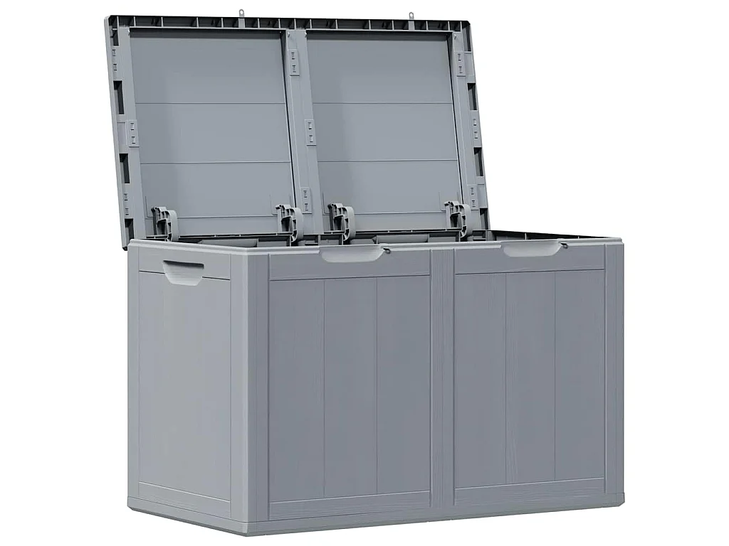 Tuinbox 180 L PP houtlook grijs