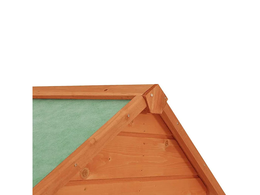 Armoire de rangement de jardin Marron 42,5x64x190 cm