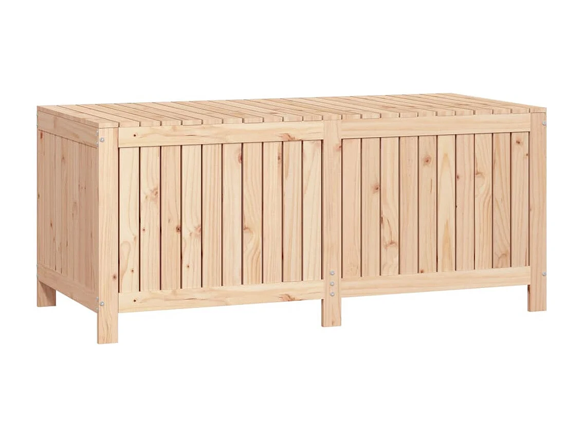 Contenitore da Giardino 147x68x64 cm in Legno Massello di Pino