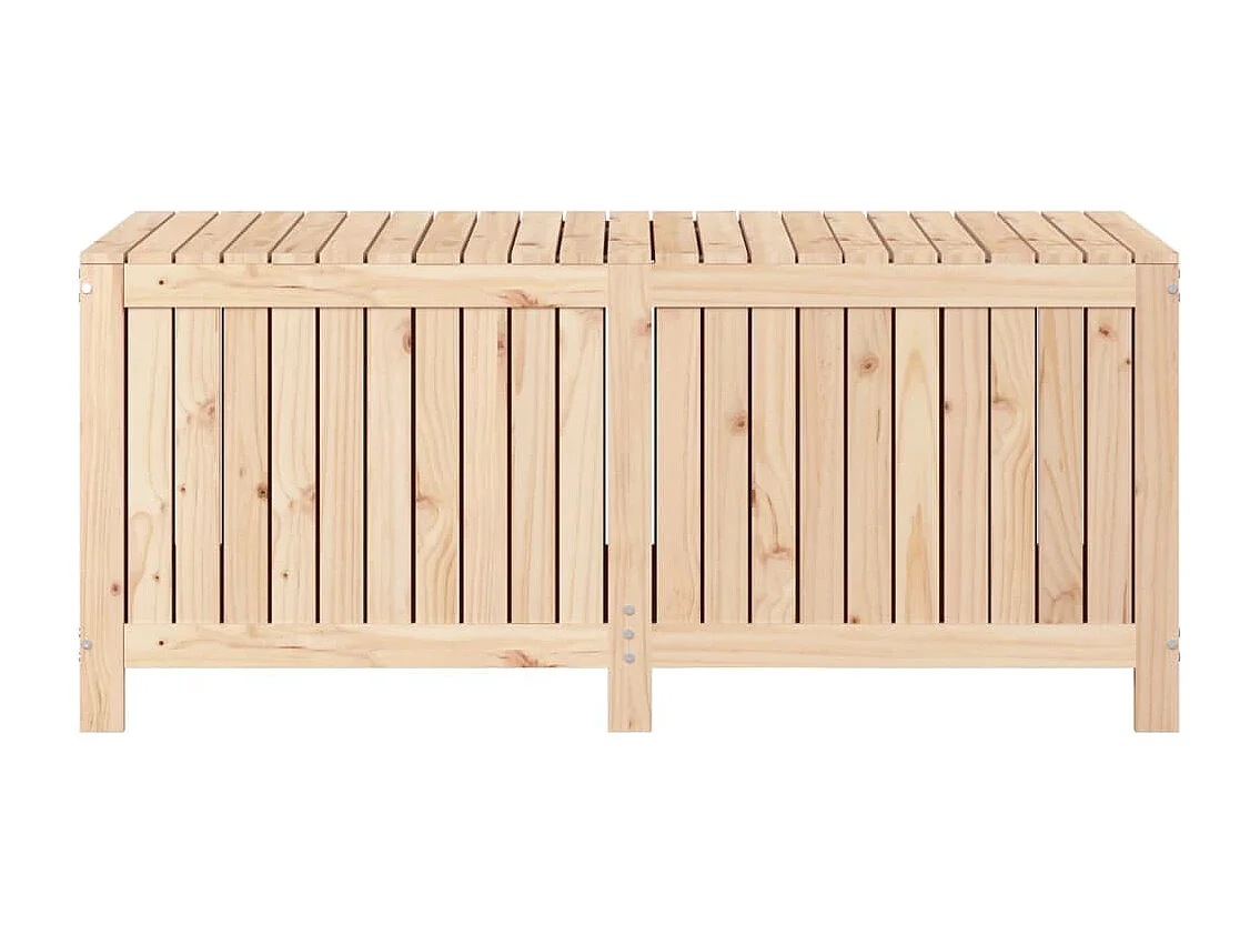 Contenitore da Giardino 147x68x64 cm in Legno Massello di Pino