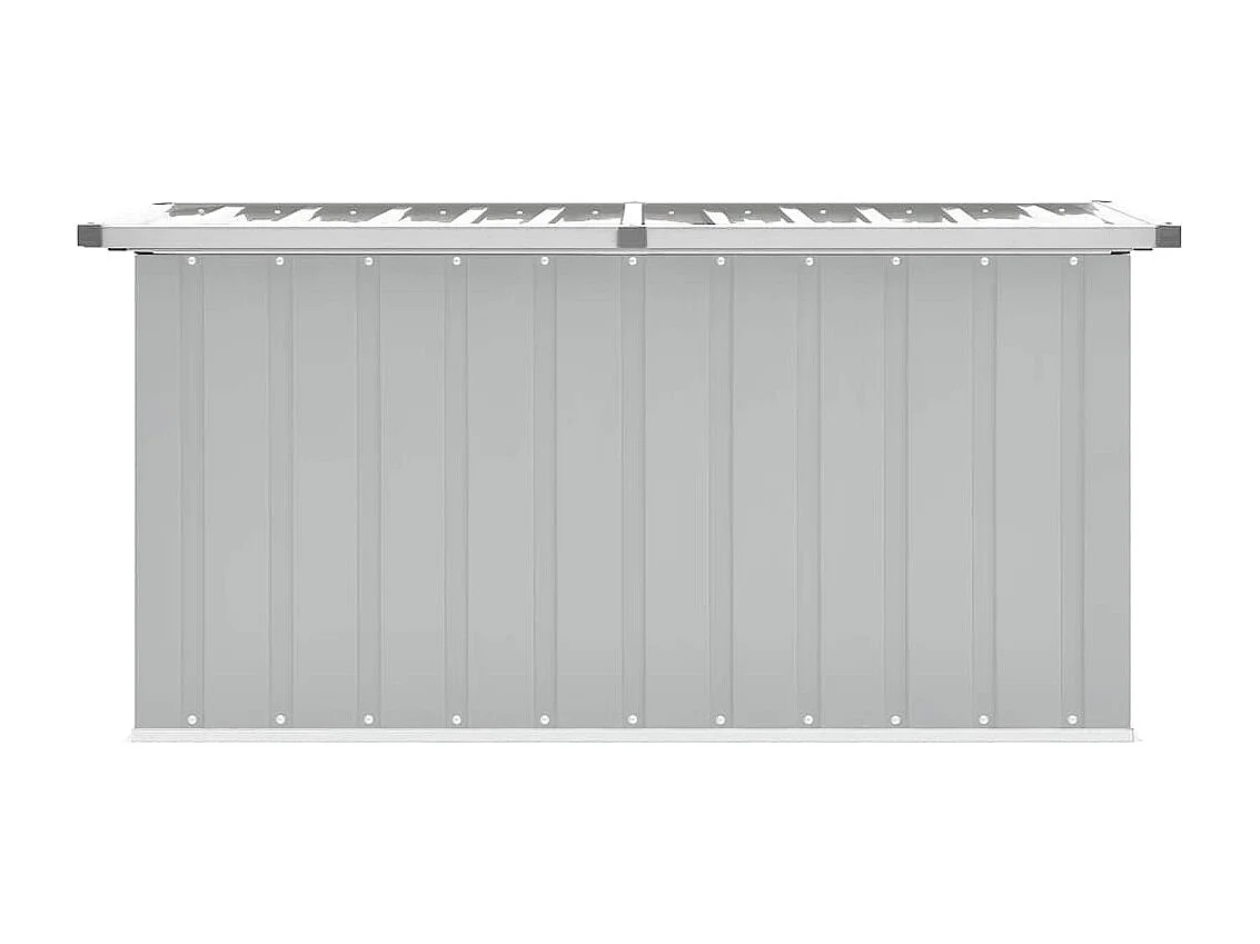 Boîte de rangement de jardin Gris 129x67x65 cm