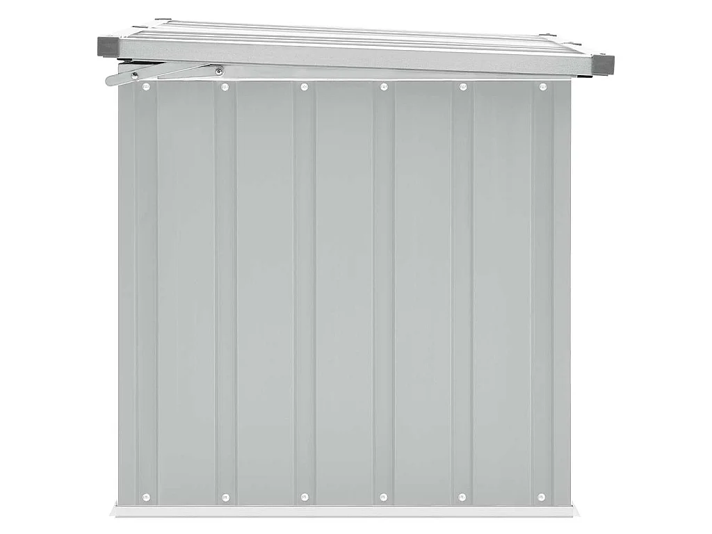 Baule da Giardino Grigio 129x67x65 cm