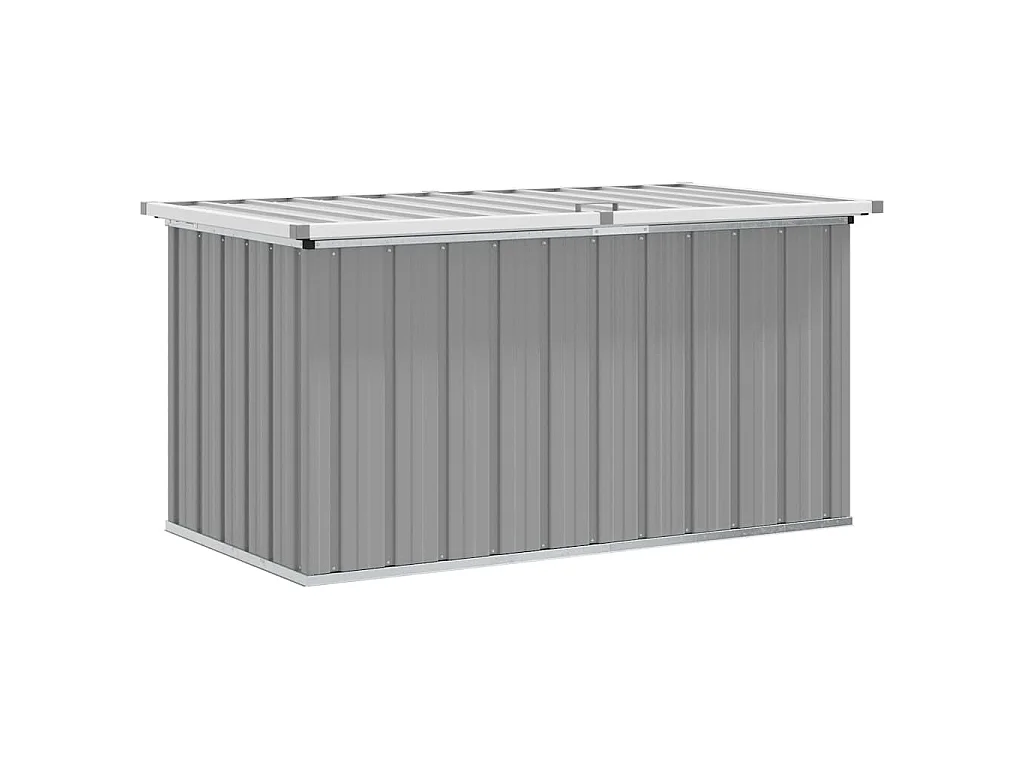 Boîte de rangement de jardin Gris 129x67x65 cm