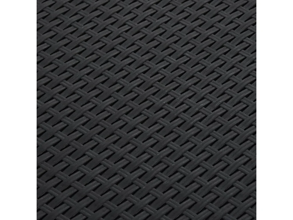 Boîte de rangement de jardin 60x54x41 cm Rotin PP Graphite