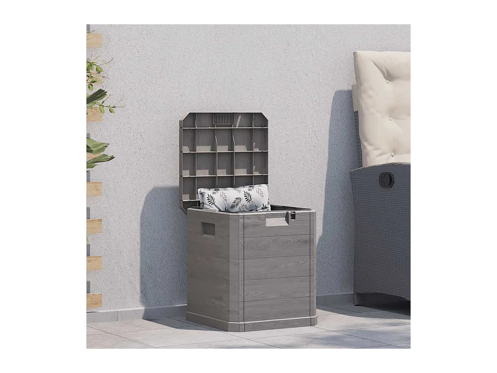 Opbergbox voor in de tuin 90 L bruin