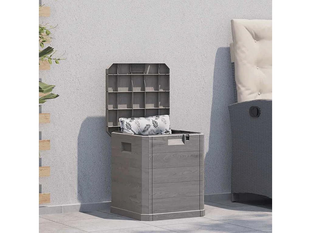 Garten-Aufbewahrungsbox 90 L Braun