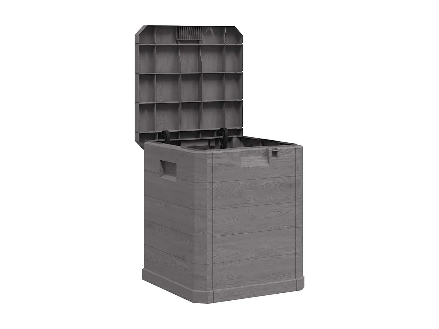 Garten-Aufbewahrungsbox 90 L Braun