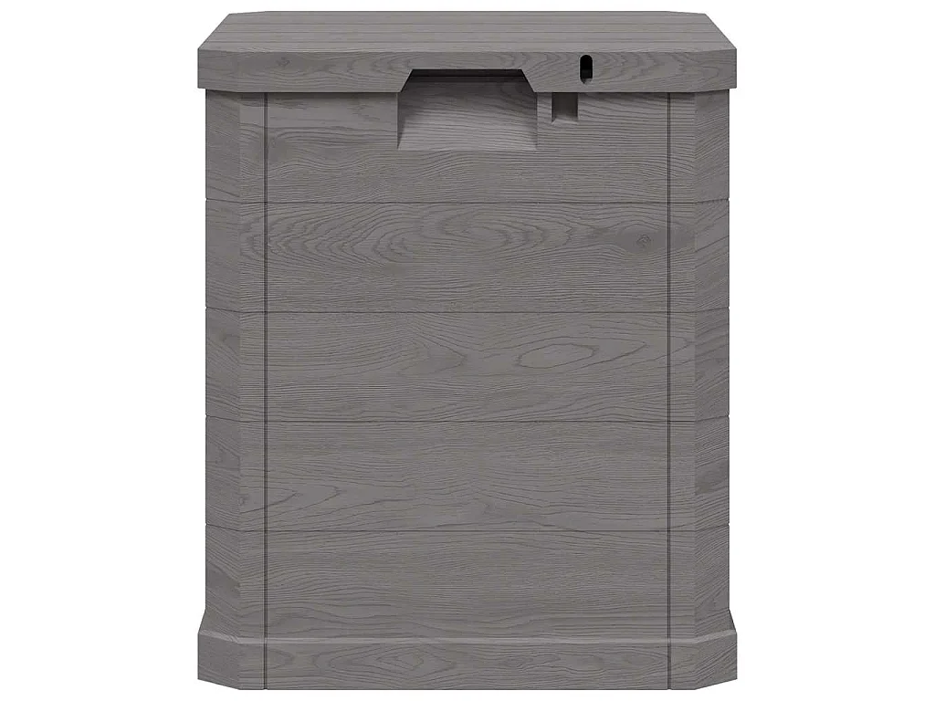 Boîte de rangement de jardin 90 L Marron
