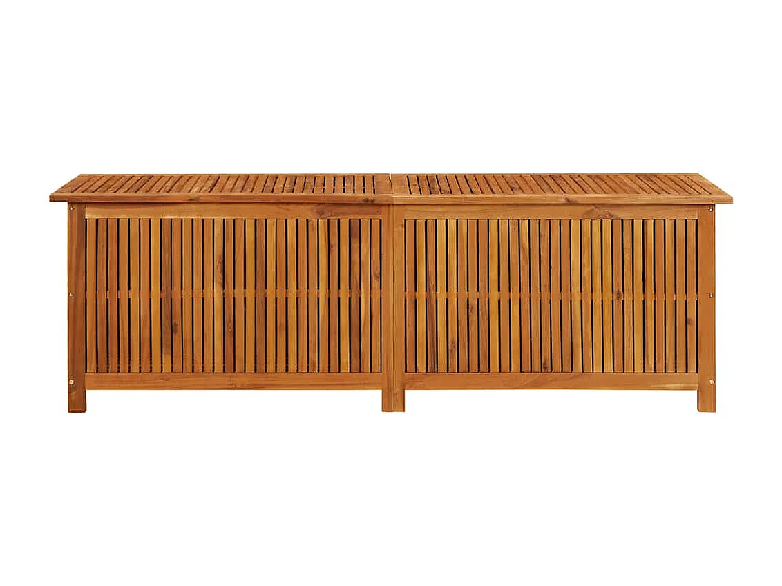 Boîte de rangement de jardin 175x50x58 cm Bois d'acacia solide