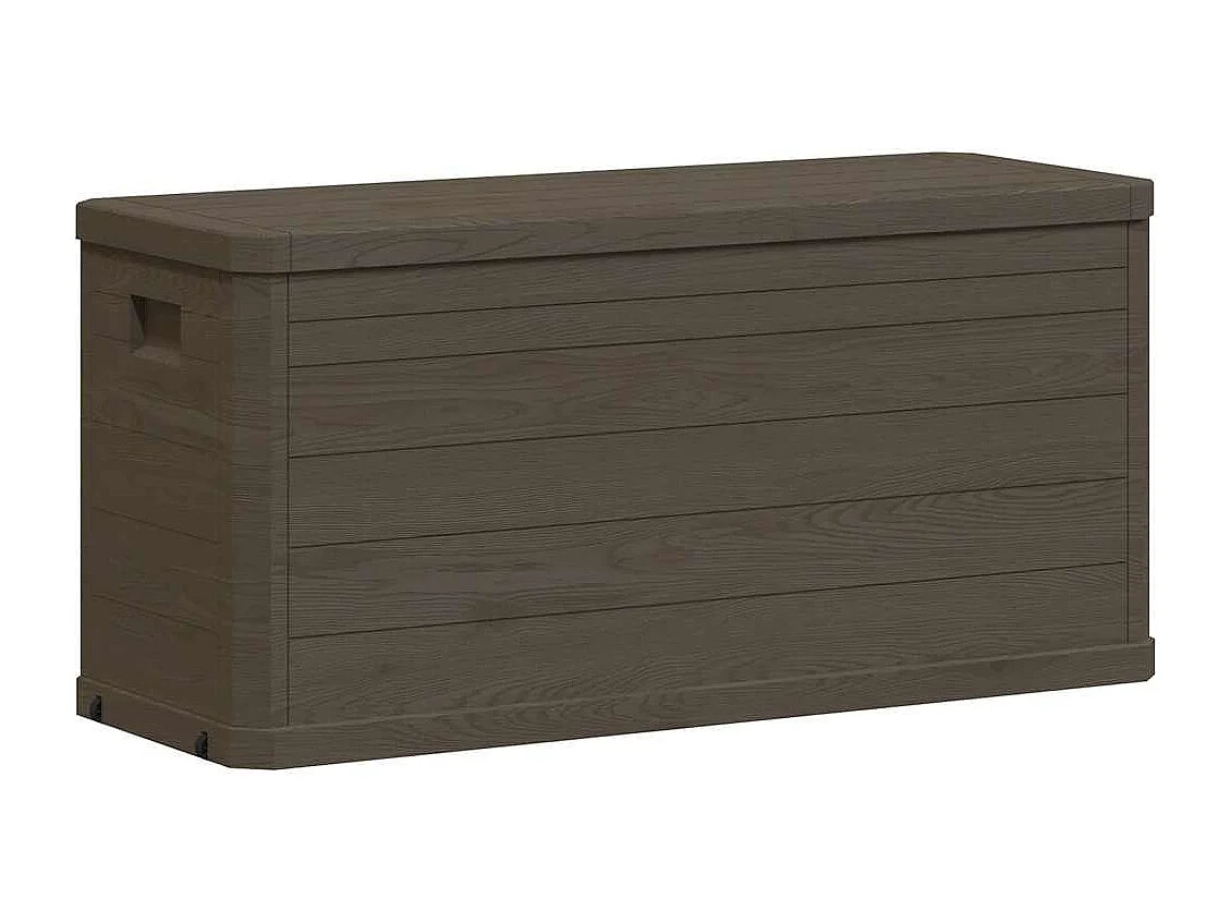 Garten-Aufbewahrungsbox 280 L Braun