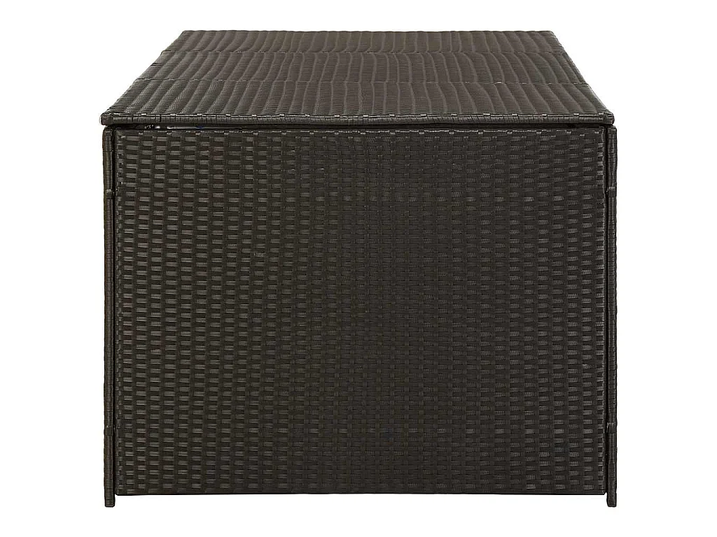 Gartenbox Poly Rattan 180x90x70 cm Braun
