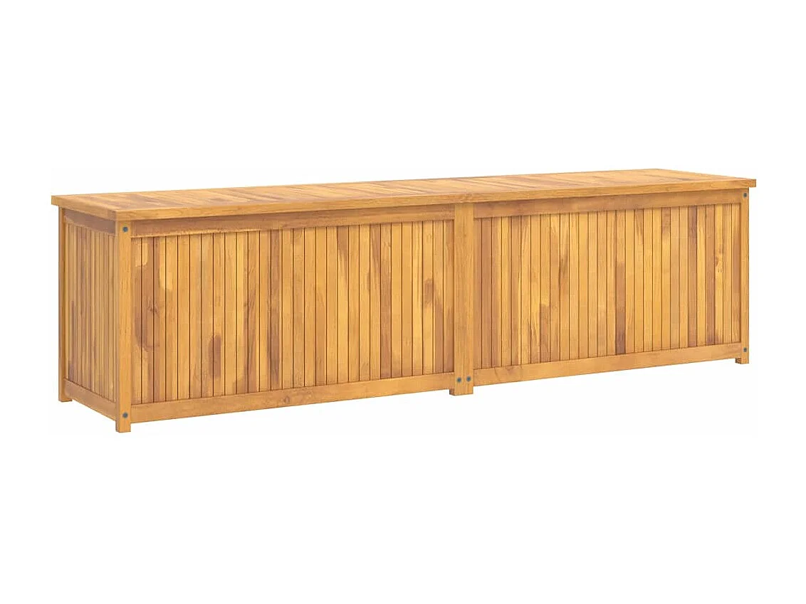 Gartenbox 200x50x55 cm Massivholz Teak