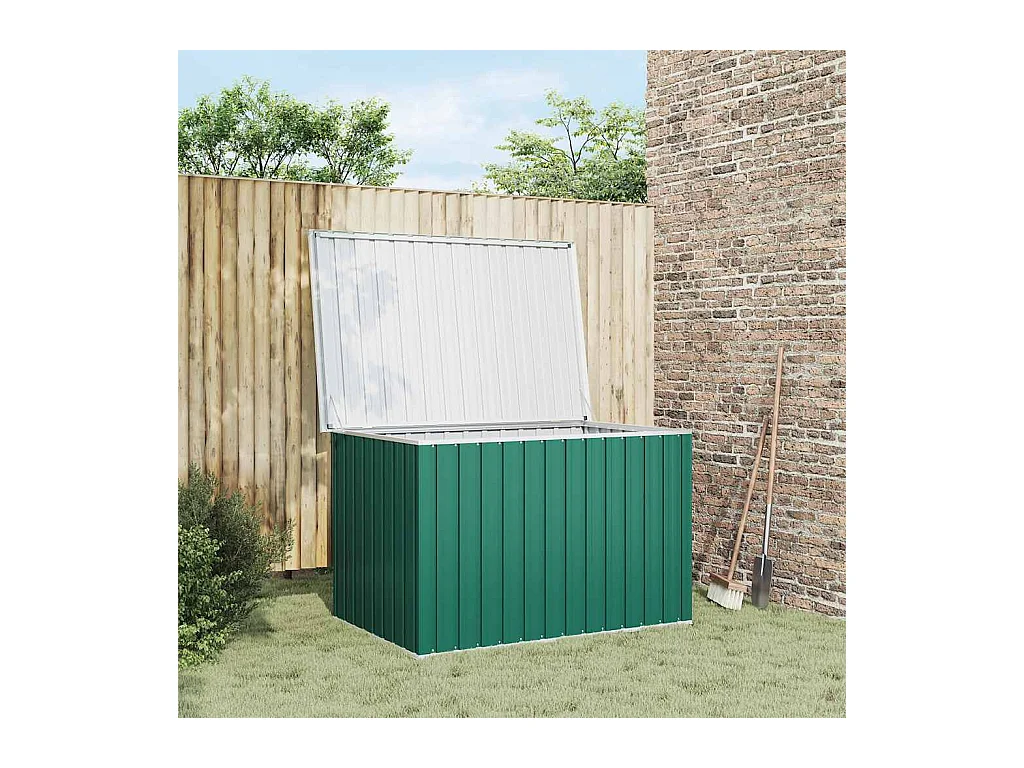 Boîte de rangement de jardin Vert 149x99x93 cm