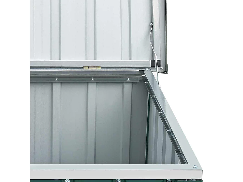 Caixa de arrumação para jardim 149x99x93 cm verde