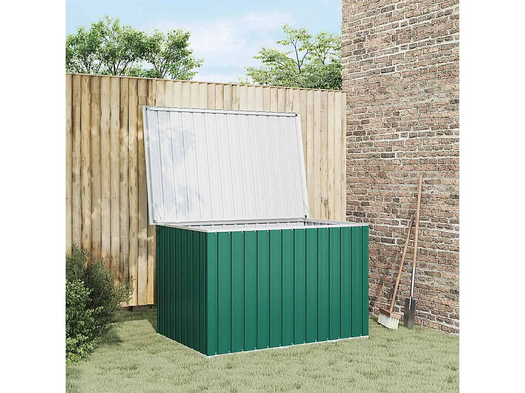 Baule da Giardino Verde 149x99x93 cm