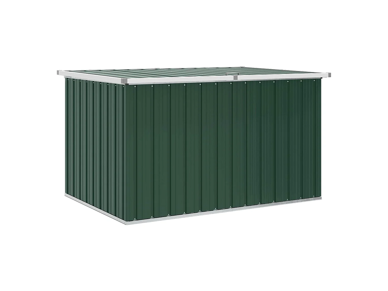 Caixa de arrumação para jardim 149x99x93 cm verde
