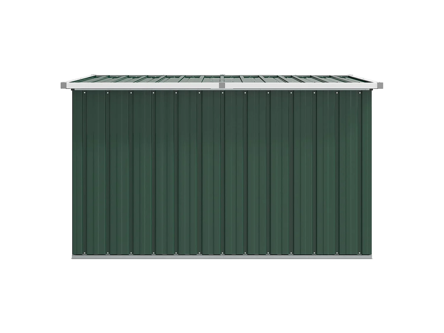 Caixa de arrumação para jardim 149x99x93 cm verde