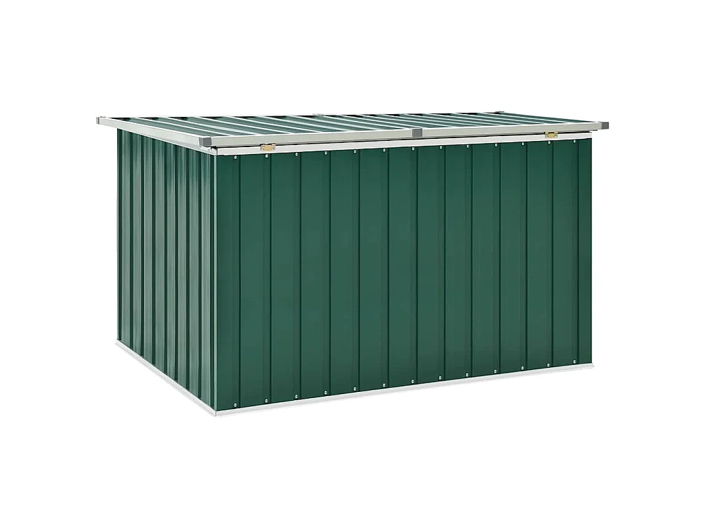 Caixa de arrumação para jardim 149x99x93 cm verde
