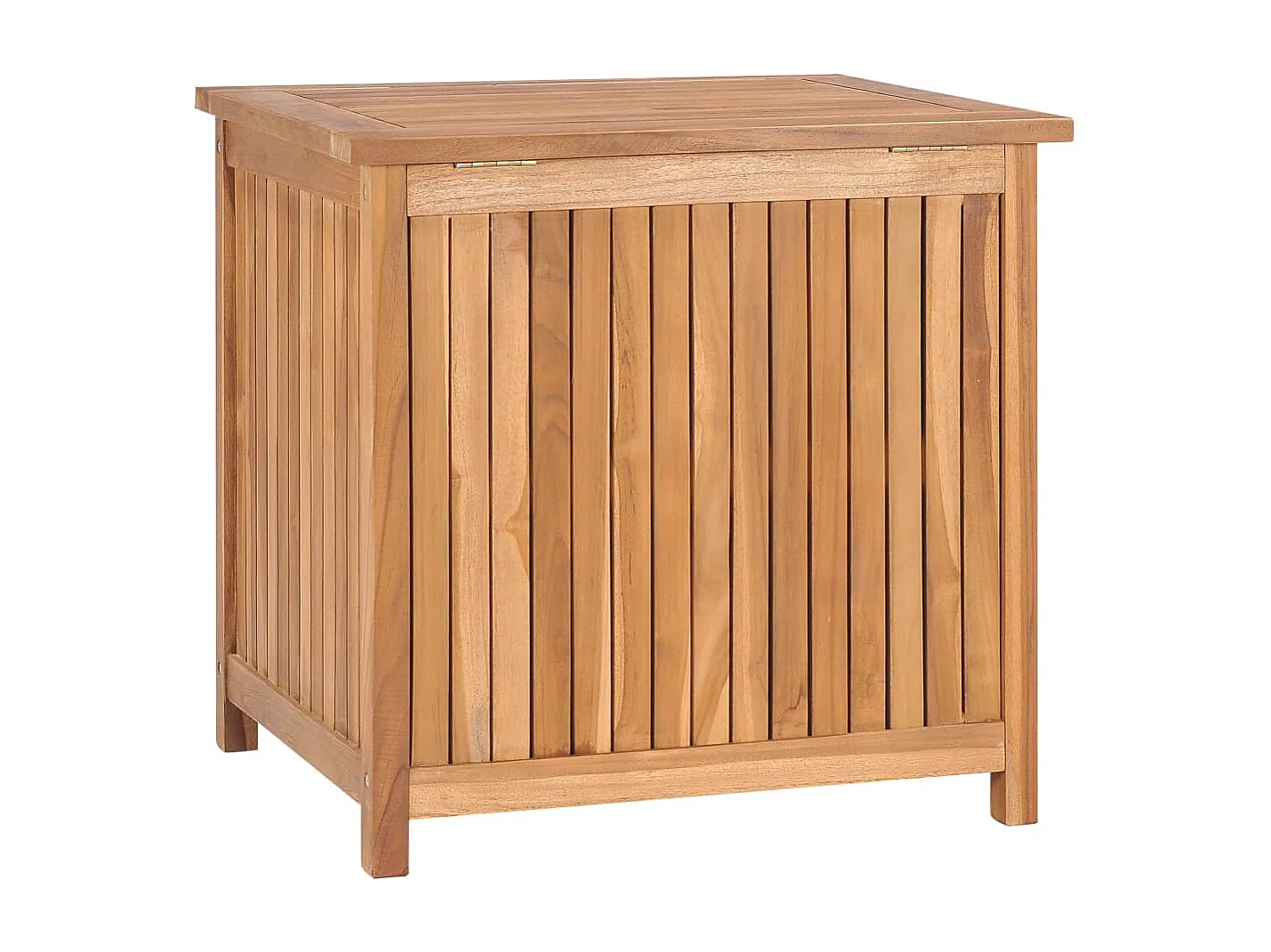 Boîte de rangement de jardin 60x50x58 cm Bois de teck solide