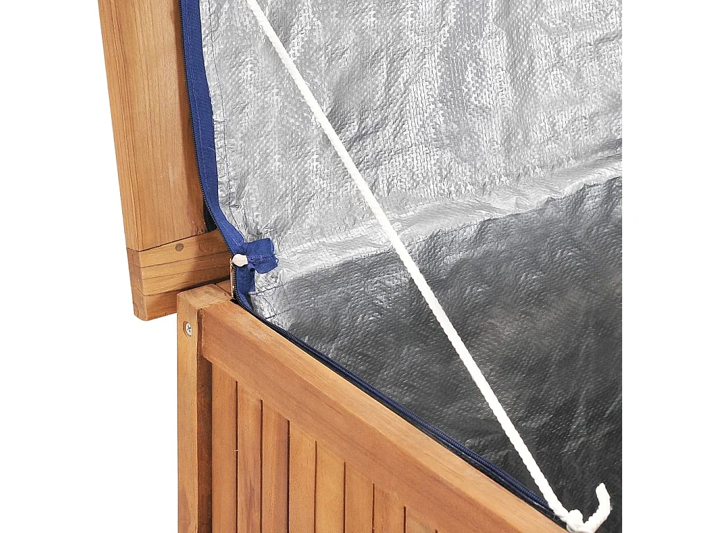 Boîte de rangement de jardin 60x50x58 cm Bois de teck solide