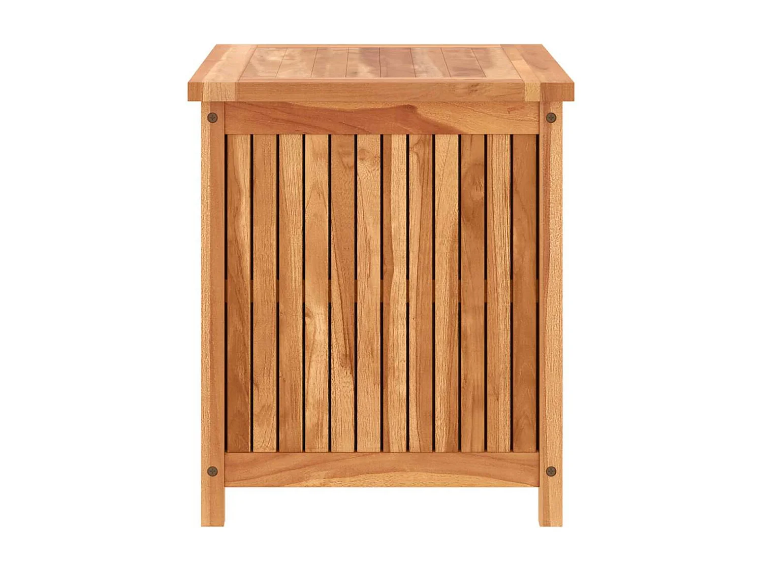 Baule da Giardino 60x50x58 cm in Legno Massello di Teak