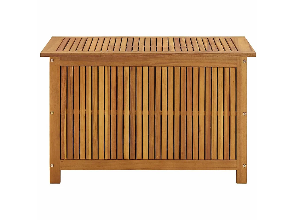 Boîte de rangement de jardin 90x50x58 cm bois d'acacia massif