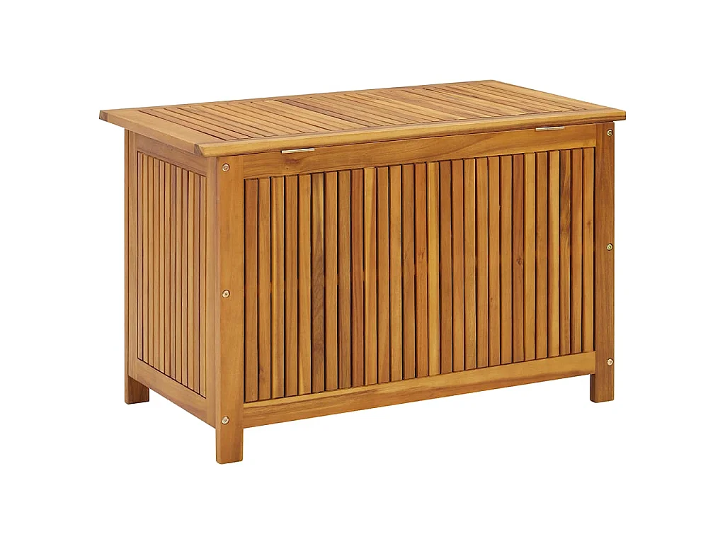 Boîte de rangement de jardin 90x50x58 cm bois d'acacia massif