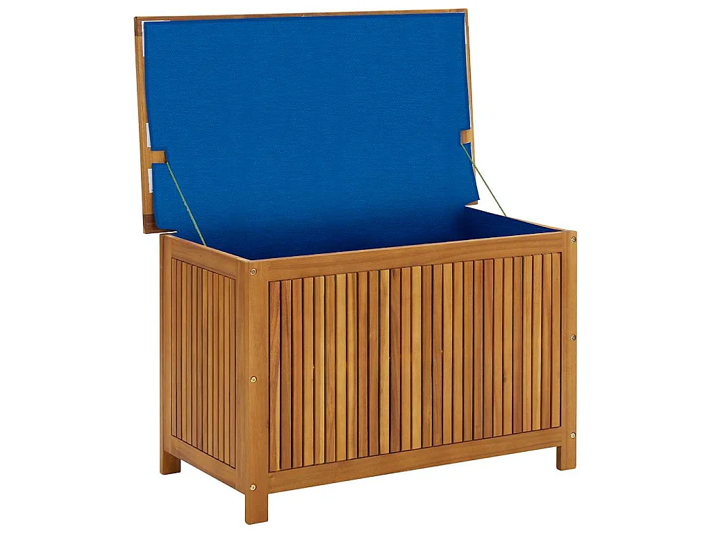 Boîte de rangement de jardin 90x50x58 cm bois d'acacia massif
