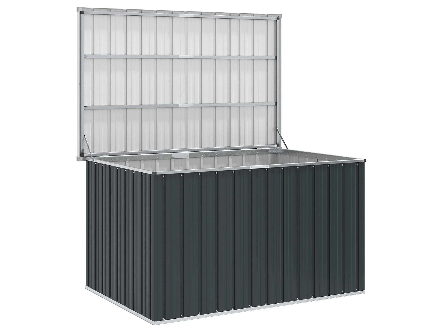 Boîte de rangement de jardin Anthracite 149x99x93 cm
