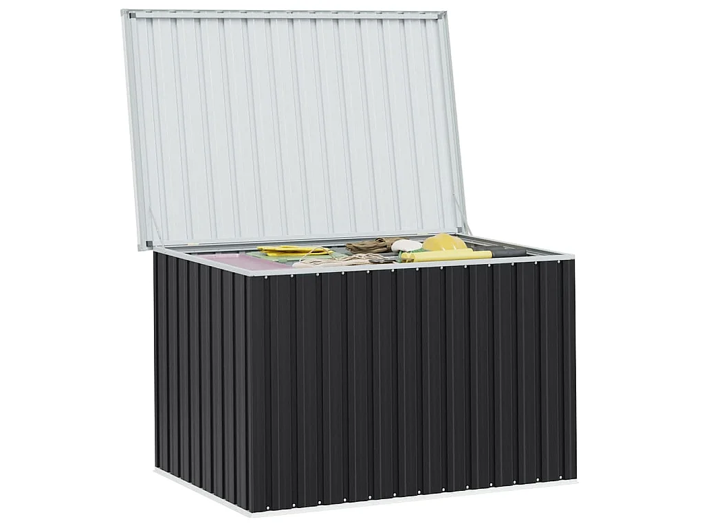 Boîte de rangement de jardin Anthracite 149x99x93 cm