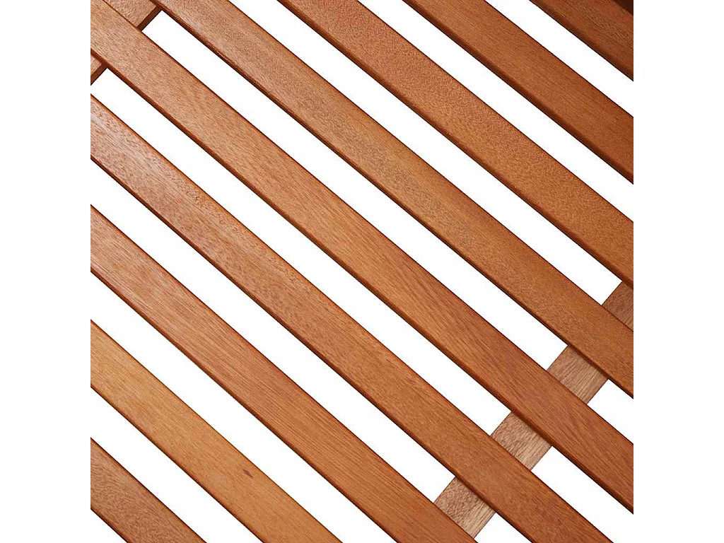 Boîte de rangement de jardin 117x50x55 cm Eucalyptus solide