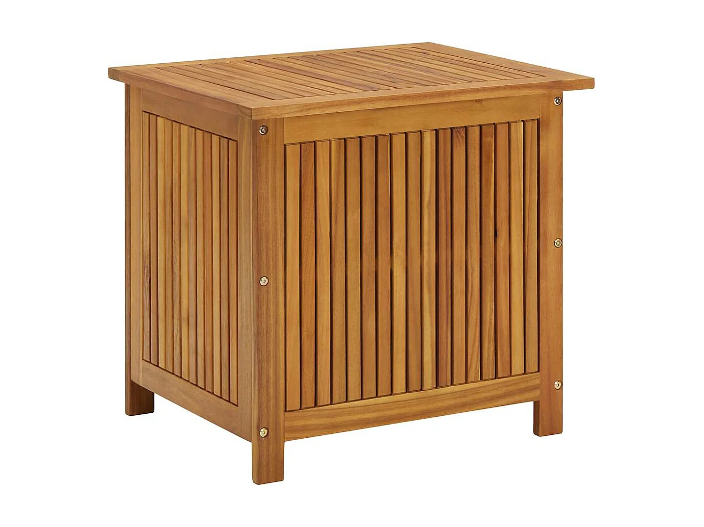 Boîte de rangement de jardin 60x50x58 cm Bois d'acacia solide