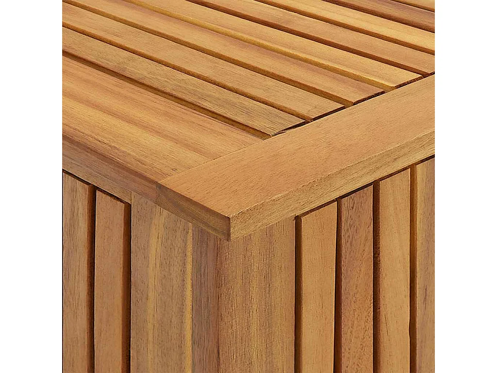 Boîte de rangement de jardin 60x50x58 cm Bois d'acacia solide