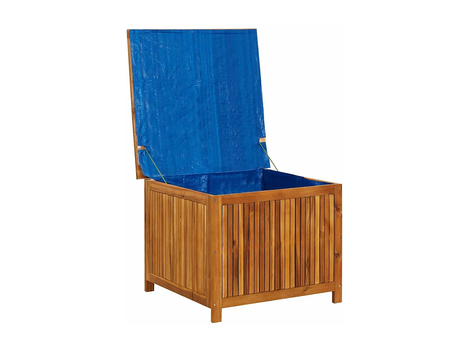 Garten-Aufbewahrungsbox 75x75x58 cm Massivholz Akazie